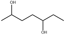 ヘプタン-2,5-ジオール 化学構造式