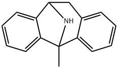 (+)-10,11-ジヒドロ-5-メチル-5H-ジベンゾ[a,d]シクロヘプテン-5,10-イミン 化学構造式