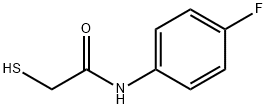 乙酰胺,N-(4-氟苯基)-2-巯基-, 70453-50-8, 结构式