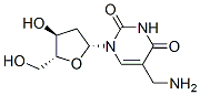 5-(aminomethyl)-2'-deoxyuridine Structure