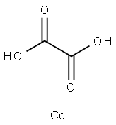 oxalic acid, cerium salt Struktur