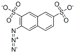 3-azido-2,7-naphthalene disulfonate Struktur