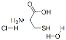 L-半胱氨酸盐酸盐一水合物,7048-04-6,结构式