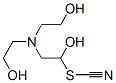 thiocyanic acid, compound with 2,2',2''-nitrilotris[ethanol] (1:1) Struktur