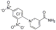 3-carbamyl-1-(2,4-dinitrophenyl)-pyridinium chloride Struktur