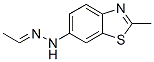 Acetaldehyde, (2-methyl-6-benzothiazolyl)hydrazone (9CI) 结构式
