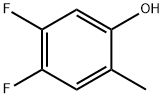 4,5-二氟-2-甲基苯酚 结构式