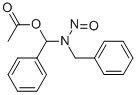 N-(alpha-acetoxybenzyl)-N-benzylnitrosamine Struktur