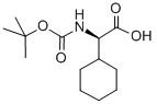 Boc-alpha-Cyclohexyl-D-glycine Struktur