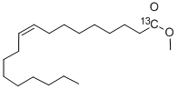 Oleic Acid-1-13C, Methyl Ester, 70491-68-8, 结构式