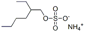 ammonium 2-ethylhexyl sulphate 结构式