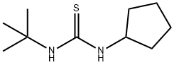 Thiourea, N-cyclopentyl-N-(1,1-dimethylethyl)- (9CI) 结构式