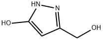 3-(羟甲基)-1H-吡唑-5-醇, 70498-81-6, 结构式