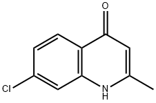 7-CHLORO-2-METHYL-4(1H)-QUINOLINONE 结构式