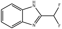 2-(ジフルオロメチル)ベンゾイミダゾール 化学構造式