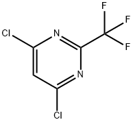 4,6-dichloro-2-(trifluoromethyl)pyrimidine Struktur