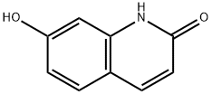 2,7-ジヒドロキシキノリン 化学構造式