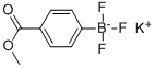 (4-甲氧羰基苯基)三氟硼酸钾, 705254-34-8, 结构式