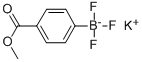 POTASSIUM (4-METHOXYCARBONYLPHENYL)TRIFLUOROBORATE Struktur