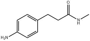 3-(4-アミノフェニル)-N-メチルプロパンアミド 化学構造式