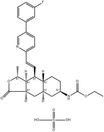 硫酸沃拉帕沙,705260-08-8,结构式
