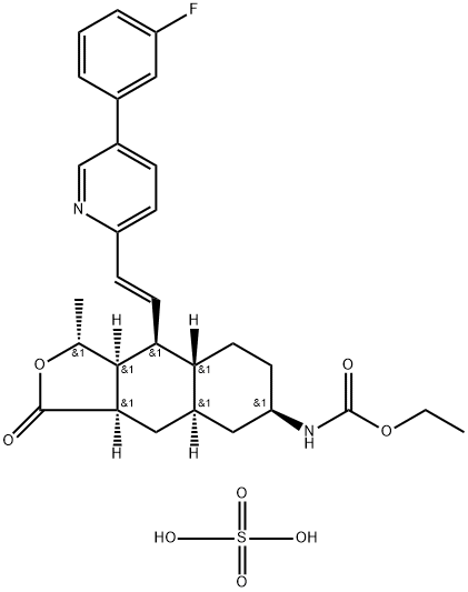 Vorapaxar Sulfate Structure