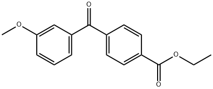 4-CARBOETHOXY-3'-METHOXYBENZOPHENONE Struktur