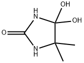 2-Imidazolidinone, 4,4-dihydroxy-5,5-dimethyl- (9CI) Structure