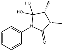 2-Imidazolidinone,4,4-dihydroxy-1,5-dimethyl-3-phenyl-,(5S)-(9CI)|