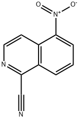 5-硝基-1-异喹啉甲腈, 70538-52-2, 结构式