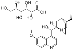 グルコン酸キニジン 化学構造式