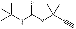 Carbamic acid, (1,1-dimethylethyl)-, 1,1-dimethyl-2-propynyl ester (9CI) Struktur