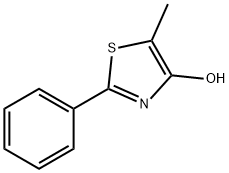 5-甲基-2-苯基噻唑-4-醇,70547-26-1,结构式