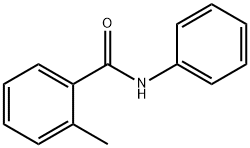 N-フェニル-2-メチルベンズアミド 化学構造式