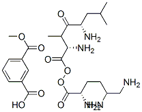 valine-leucine-lysine-5-aminoisophthalic acid dimethyl ester Struktur