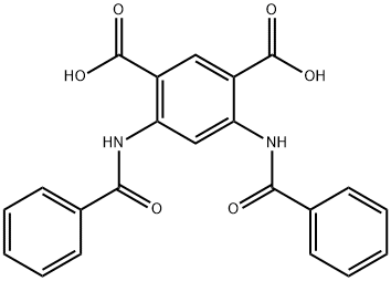 4,6-BIS(BENZOYLAMINO)-1,3-BENZENEDICARBOXYLIC ACID Structure