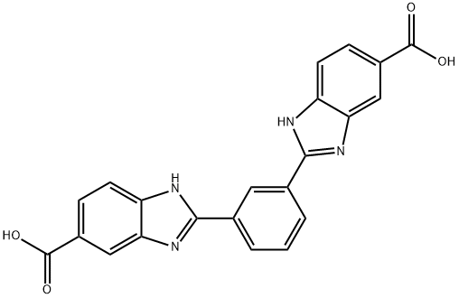 2,2'-(1,3-Phenylene)bis-1H-Benzimidazole-5-carboxylic acid 结构式