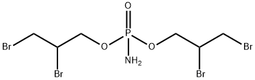 1-(amino-(2,3-dibromopropoxy)phosphoryl)oxy-2,3-dibromo-propane Structure