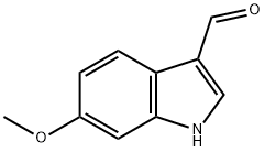 6-メトキシ-1H-インドール-3-カルバルデヒド 化学構造式
