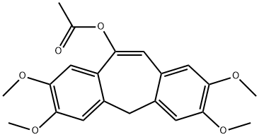 10-Acetoxy-2,3,7,8-tetramethoxy-5H-dibenzo[a,d]cycloheptene Structure