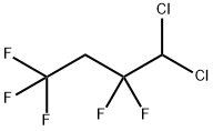 4,4-ジクロロ-1,1,1,3,3-ペンタフルオロブタン 化学構造式