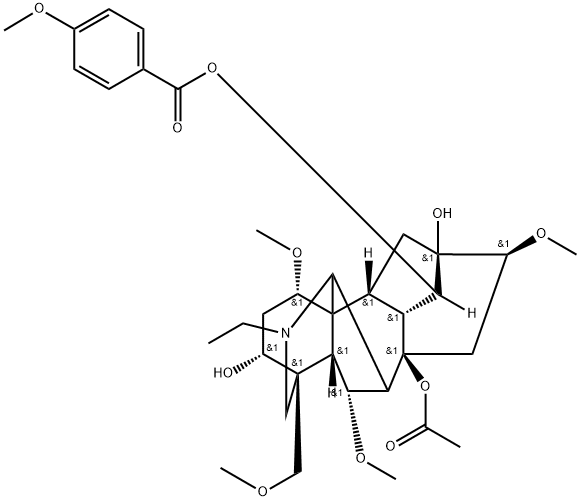 YUNACONITINE Structure