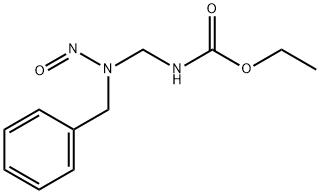 [(N-Nitrosobenzylamino)methyl]carbamic acid ethyl ester Struktur