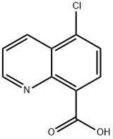 5-CHLOROQUINOLINE-8-CARBOXYLIC ACID Struktur
