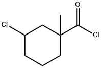 Cyclohexanecarbonyl chloride, 3-chloro-1-methyl- (9CI),70586-23-1,结构式