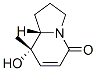 5(1H)-Indolizinone,2,3,8,8a-tetrahydro-8-hydroxy-8-methyl-,(8S,8aS)-(9CI) Structure