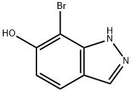7-溴-1H-吲唑-6-醇, 705927-37-3, 结构式