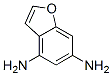4,6-Benzofurandiamine(9CI) Struktur