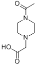 (4-ACETYL-PIPERAZIN-1-YL)-ACETIC ACID Structure