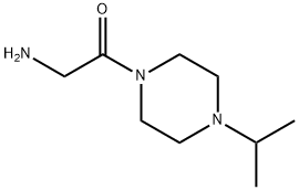 2-氨基-1-(4-异丙醇-哌啶-1-基)-乙酮盐酸盐, 705942-64-9, 结构式